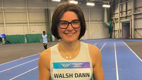 Eve Walsh-Dann finished ninth in the 100m T37/38