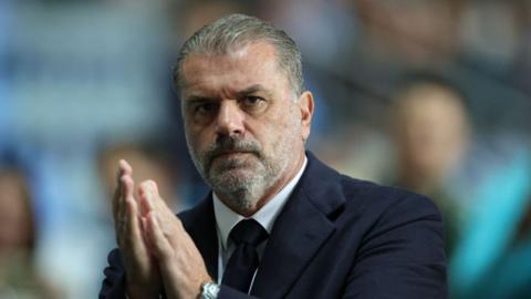 Tottenham manager Ange Postecoglou