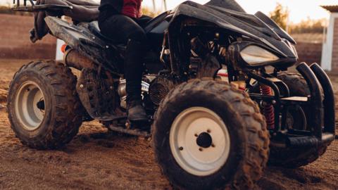 A quad bike