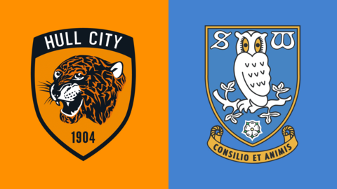 Side-by-side of Hull City and Sheffield Wednesday club badges