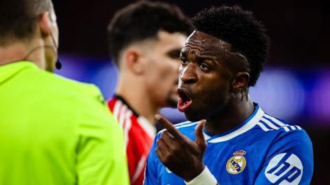 Real Madrid forward Vinicus Jr