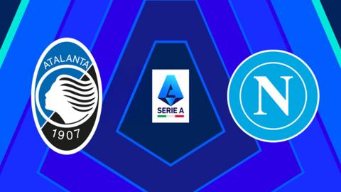 Atalanta and Napoli badges