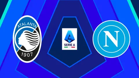 Atalanta and Napoli badges