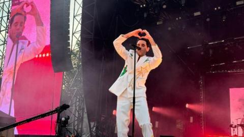 Mika closes Brighton Pride on Sunday evening on stage in Preston Park