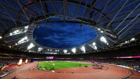 general view of the London Stadium during the 2017 World Championships