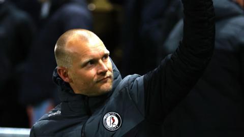 A photo of Bristol City boss Liam Manning