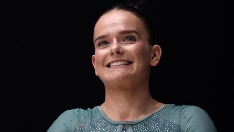 British gymnast Alice Kinsella smiling 