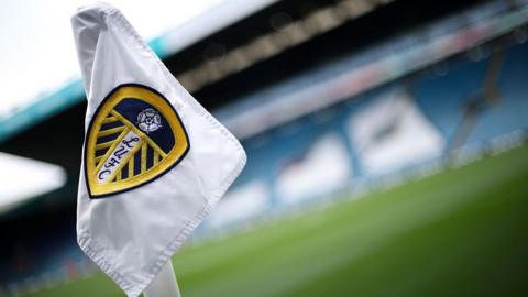A corner flag at Leeds United's Elland Road