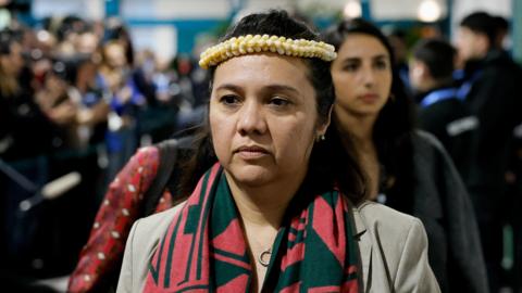  Marshall Islands Climate Envoy Tina Stege attends the COP29 United Nations Climate Change