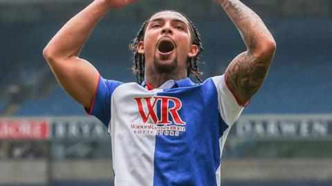 Tyrhys Dolan in action for Blackburn