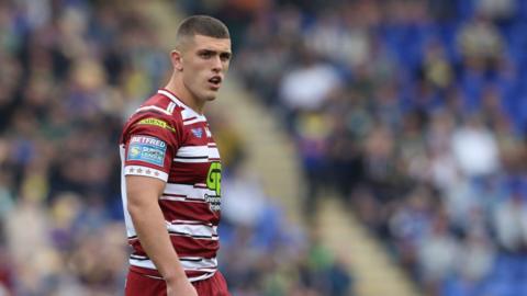 Wigan Warriors' Brad O'Neill during the Betfred Super League match