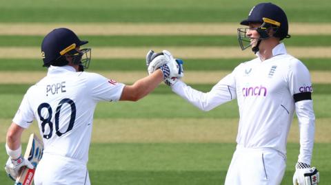 Ollie Pope and Zak Crawley