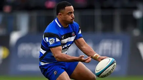Bath Rugby's Max Ojomoh in action