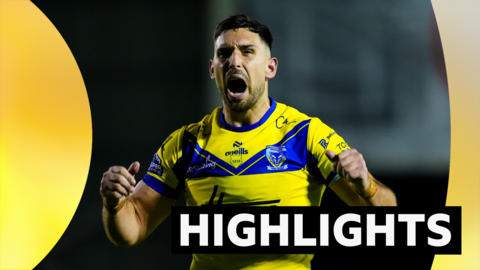 Warrington's Ryan Matterson celebrates