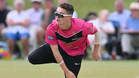 Bertie Foreman in action for Sussex during a One-Day Cup match with Nottinghamshire last season