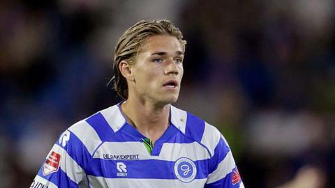 Mees Rijks in action for Dutch club De Graafschap.