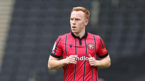 Danny Johnson in action for Walsall