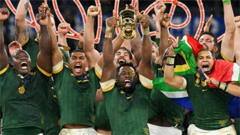 New Zealand 11-12 South Africa: Springboks win record fourth Rugby ...