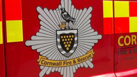 A Cornwall Fire and Rescue Service fire engine