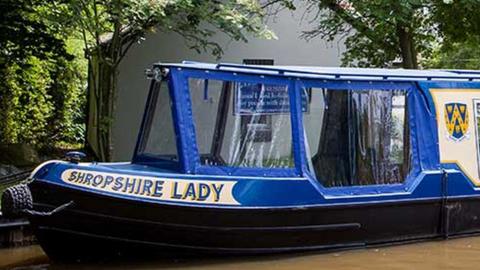 The Lyneal Trust's Shropshire Lady barge