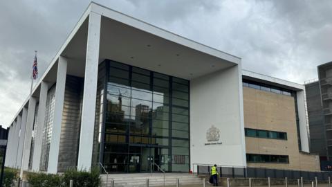 The outside of Ipswich Crown Court.