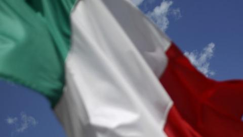 An Italian flag