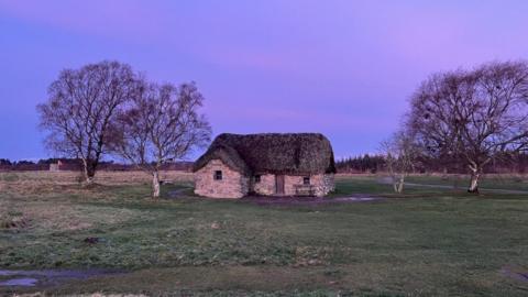 Leanch cottage at Culloden Battlefield.