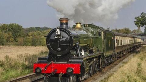 Train on the Great Central Railway