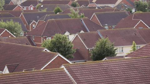 Generic pic of house rooftops