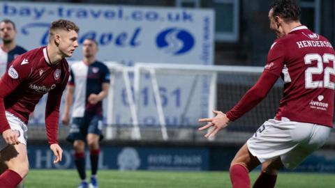 Arbroath celebrate