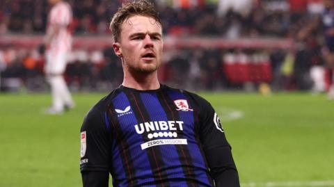 Tommy Conway celebrates scoring