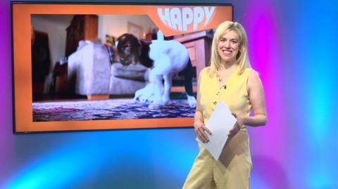 Jenny in the studio