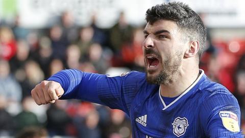 Callum Paterson celebrates