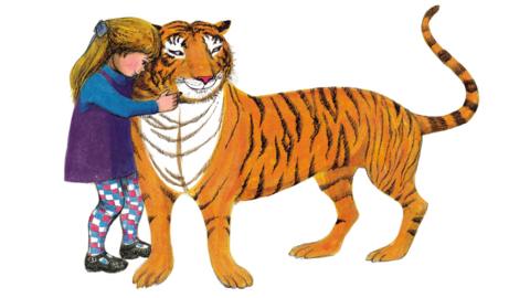 Illustration of The Tiger Who Came To Tea