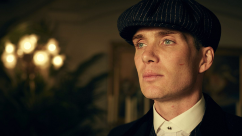 Thomas Shelby played by Cillian Murphy in the popular Peaky Blinders