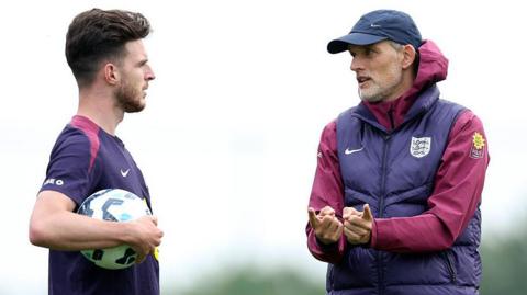 Declan Rice and Thomas Tuchel