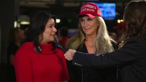 Supporters of Donald Trump in North Carolina 