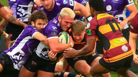 Action from Ampthill v Cornish Pirates