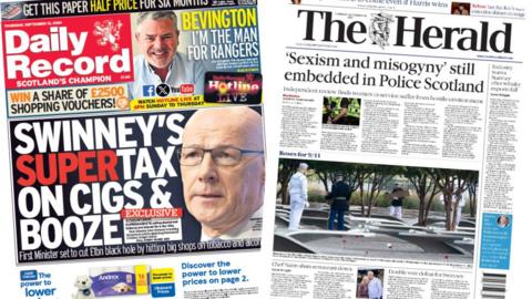 Scotland's papers: 12 September