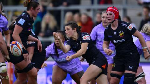 Action from Exeter v Gloucester-Hartpury