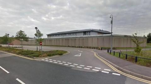 A street view image of HMP Forest Bank prison