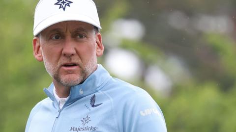 Ian Poulter at a LIV Golf event