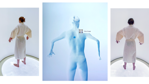 Full body scan images