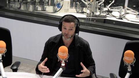 Fred Sirieix in 鶹Լ Radio Wales studio