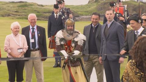 Opening of the King Robert the Bruce golf course at Turnberry