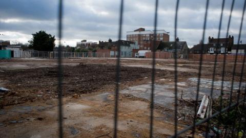 abandoned tesco site