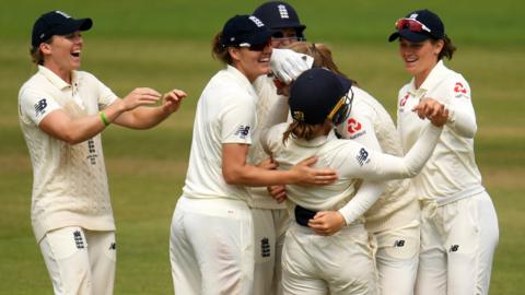 England celebrate