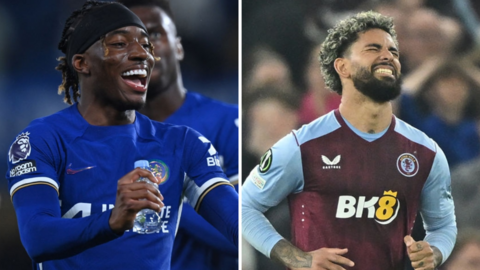 A happy Madueke and frustrated Luiz as Chelsea win and Villa lose
