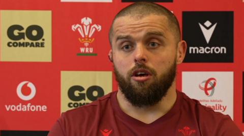 Nicky Smith speaks to the media