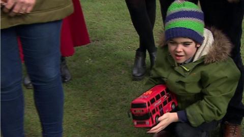 Alfie Dingley on College Green